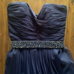 Ever New Strapless Tulle Maxi Dress